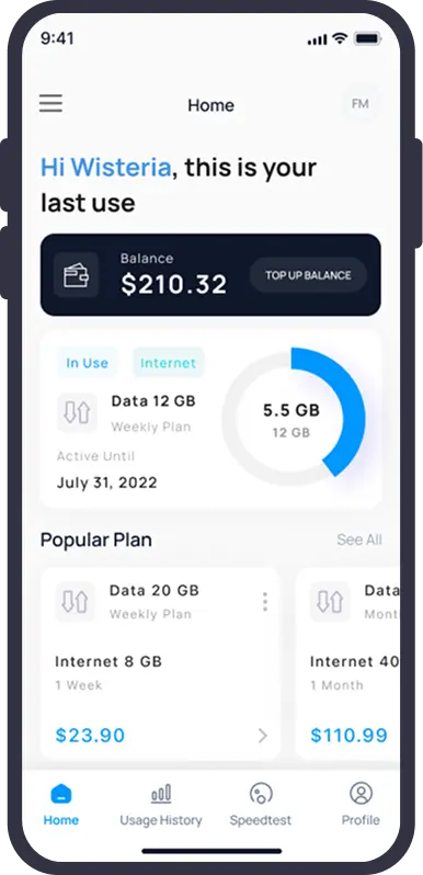 Activate the eSIM via the app or by QR code. All the instructions are in the app. The process is intuitive, anyway we'll follow you through it.